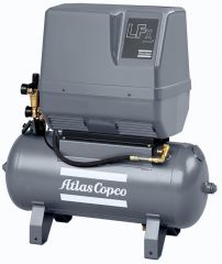 Поршневой компрессор Atlas Copco LFx 1,0 1PH на тележке с ресивером